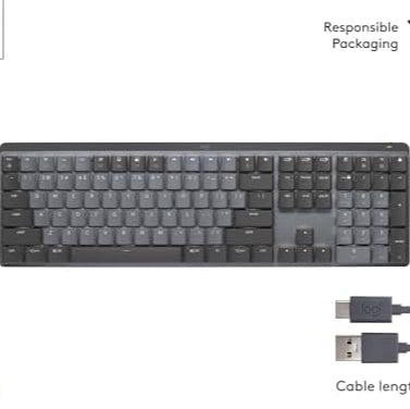 Logitech MX Mechanical Mini Wireless Illuminated Clicky Keyboard